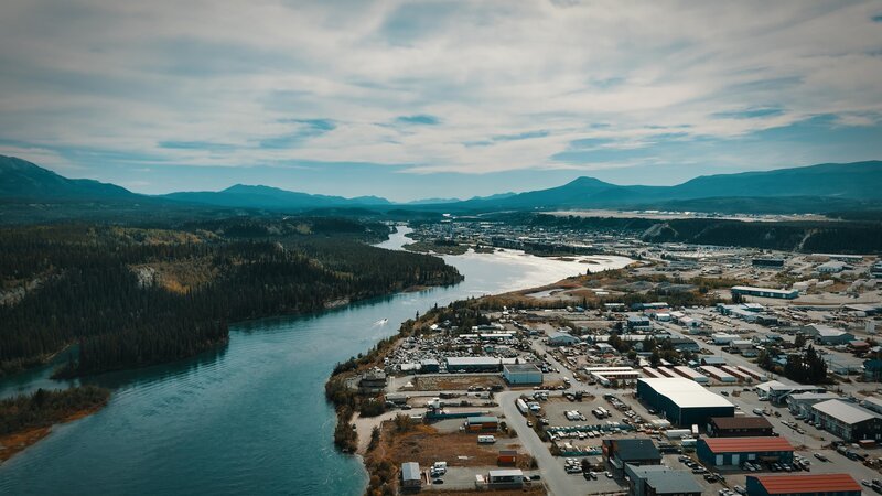 Drohnenaufnahme von Whitehorse – Bild: RTL