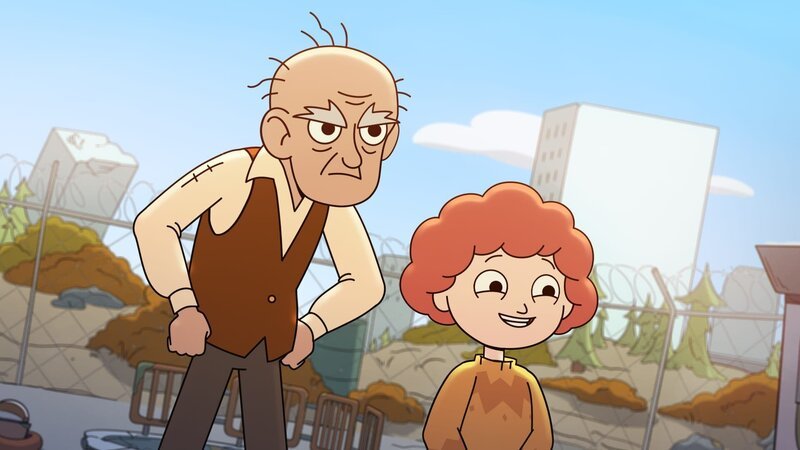 Albert und Ormhildur wollen Grim zu Rede stellen – Bild: KiKA/​Sixteen South & Letko