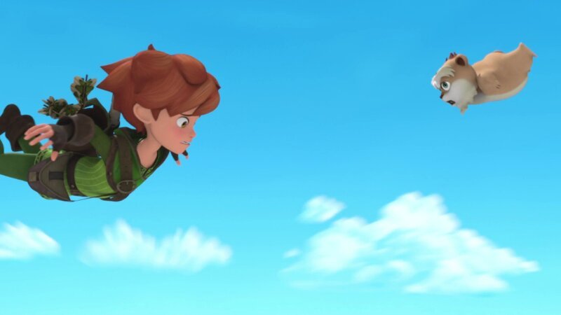 Derke hat sich mal wieder im falschen Moment verwandelt. – Bild: KiKA