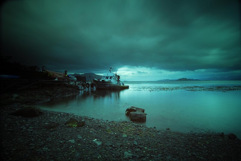 Dusk at the scientists research station at the Magellan StraitCaption – Bild: ServusTV