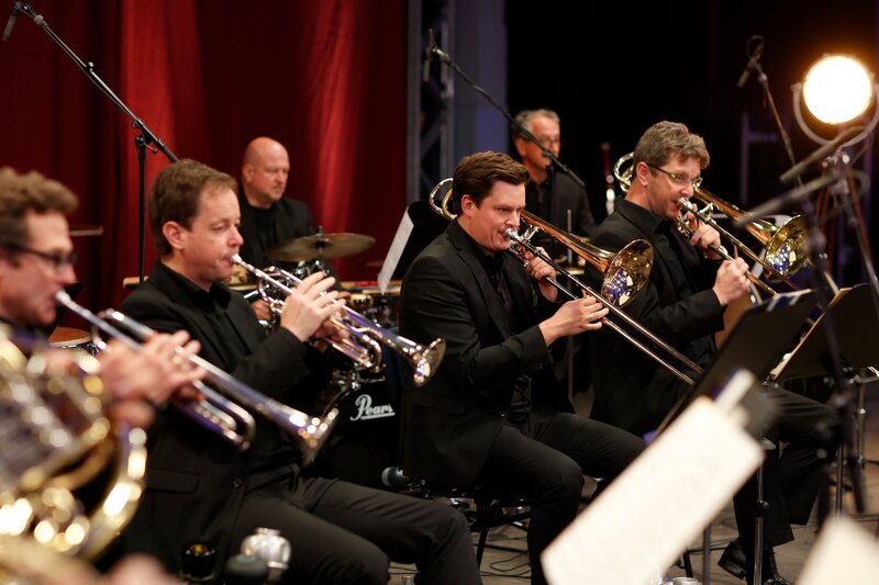 Konzert „Yashima & Gerstein“ der Reihe „Watch This Space“. Programm: Darius Milhaud: »La création du monde«, op. 81 /​ Igor Strawinsky: Oktett für Blasinstrumente /​ Edgar Varèse: »Octandre« /​ George Gershwin: »Rhapsody in Blue« for Piano and Jazzband. – Bild: Astrid Ackermann /​ BR /​ BR/​Astrid Ackermann