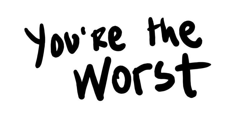 You’re the worst – Logo – Bild: 2015 Fox and its related entities.  All rights reserved. Lizenzbild frei