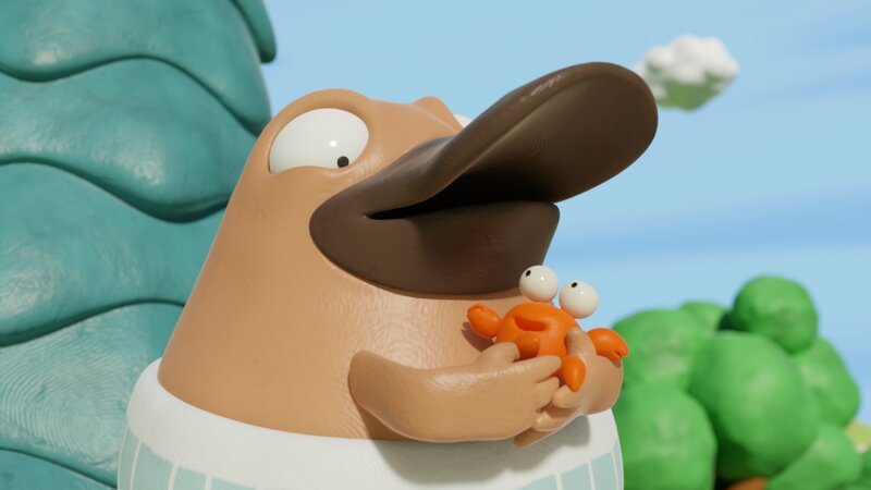 Beste Freunde: Nö-Nö und Karli Krebs – Bild: hr/​Miam/​Autour de minuit