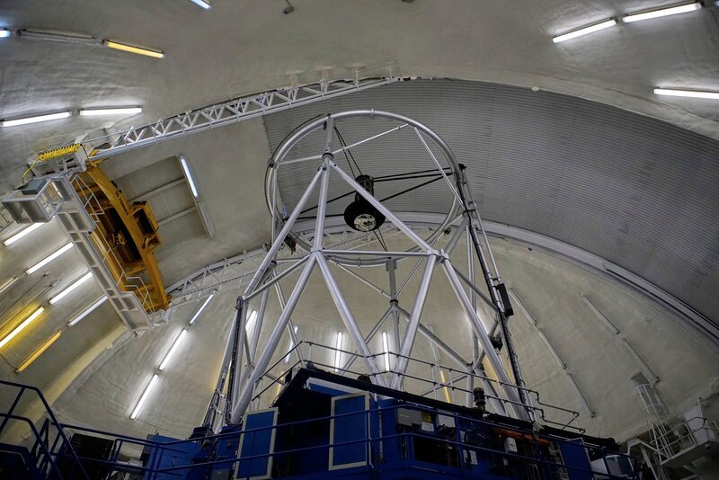 Das Innere des Gemini-Teleskop – Bild: Discovery Communications, Inc.