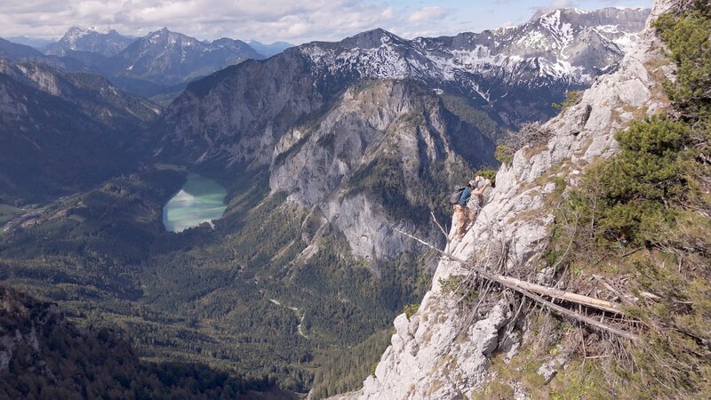 Pfaffenstein, Eisenerzer Klettersteig. – Bild: ORF/​splash productions