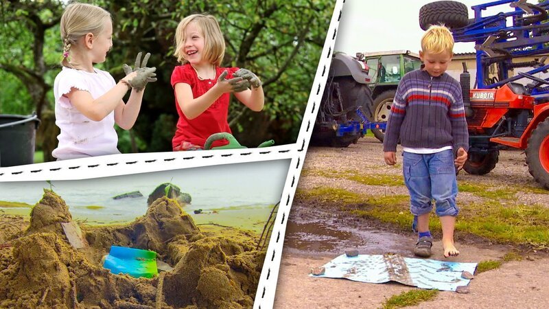 Kinder spielen mit Matsch und Sand. – Bild: KiKA/Motion Works GmbH Kinder spielen mit Matsch und Sand. – Bild: KiKA/Motion Works GmbH