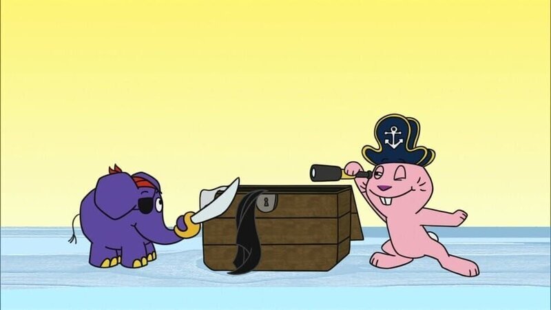 Auf der Suche nach dem Piratenschatz. – Bild: WDR/​Die Sendung mit dem Elefanten /​ KiKA