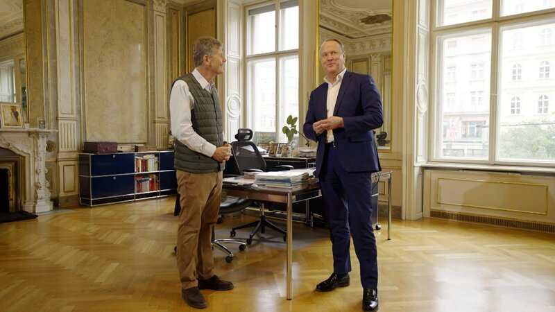 v.li.: Karl Hohenlohe, Dr. Franz Martin Nestl. – Bild: ORF/​Clever Contents