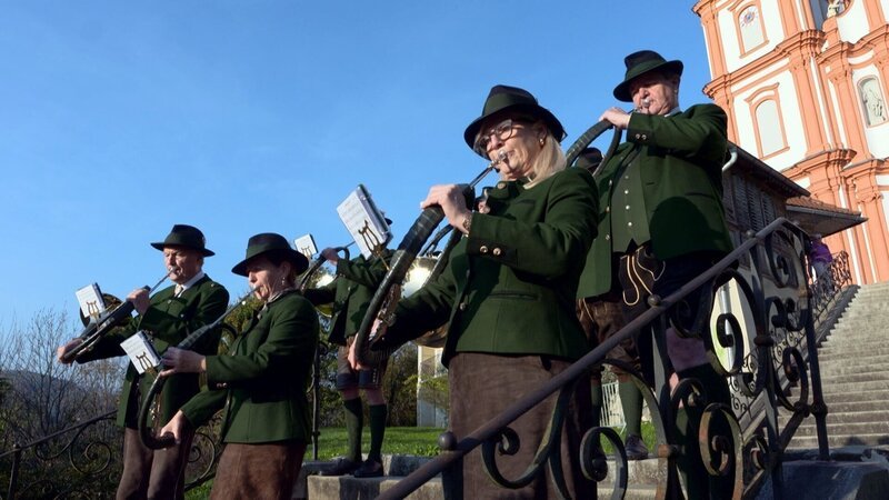 Jagdhornbläser. – Bild: ORF/​PAMMER FILM