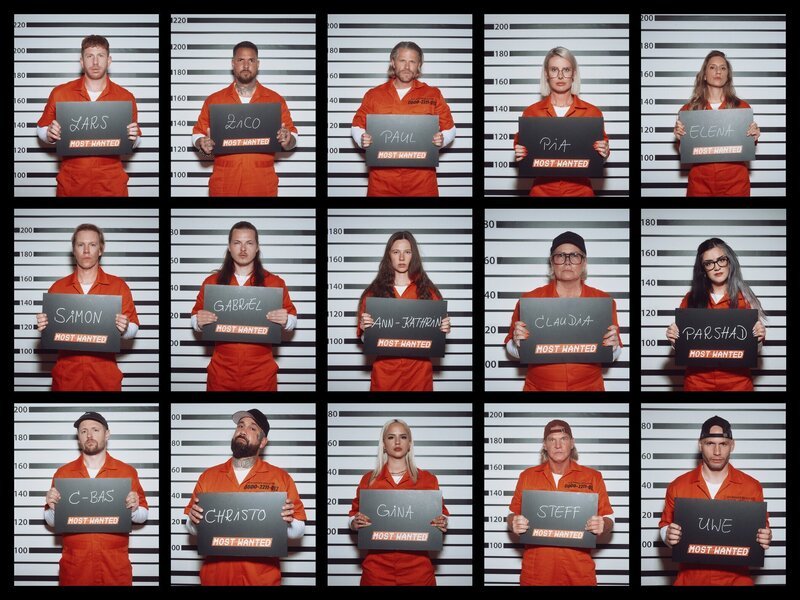 Person: Gabriel Kelly; Steff Jerkel; Elena Gruschka; Parshad Esmaeili; Lars Tönsfeuerborn; Ann-Kathrin Bendixen „Affe auf Bike“; Paul Janke; Uwe Schüder „Flying Uwe“; Zico Banach; Pia Tillmann; Cbas; Claudia Effenberg; Simon Gosejohann; Christo; Gina Beckmann; – Bild: Joyn