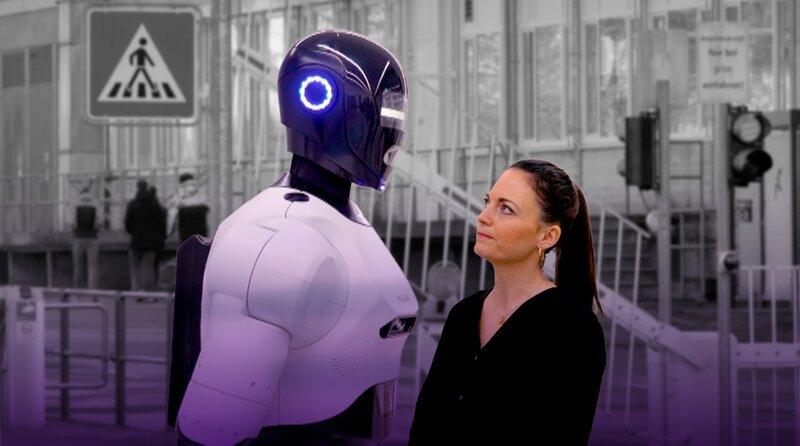 SWR Moderatorin Alexandra Gondorf reist durch Baden-Württemberg und trifft Menschen, die um ihre Jobs in der Autoindustrie bangen – sowie andere, die vom Boom in Rüstung, Robotik und KI profitieren. Zwischen Kündigungsgesprächen, Werkhallen und Hightech-Laboren fragt sie: Wer gewinnt im Wandel? Und wer bleibt zurück? Eine Reportage über Angst, Hoffnung und neue Märkte. – Bild: SWR