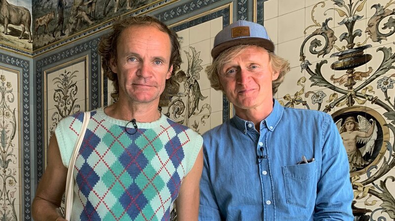 Olaf Schubert und Pierre M. Krause. – Bild: SWR/​dibido