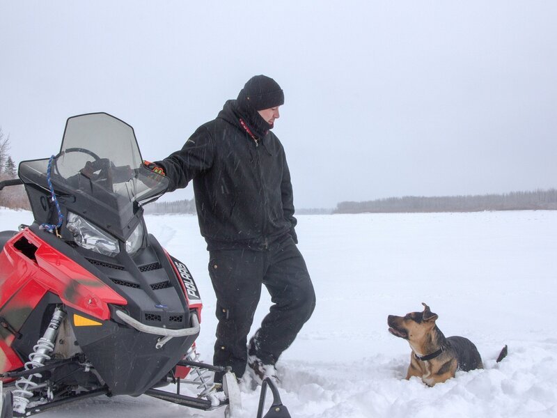 Joey Zuray und sein Hund Ace – Bild: PLURIMEDIA (Discovery Channel)