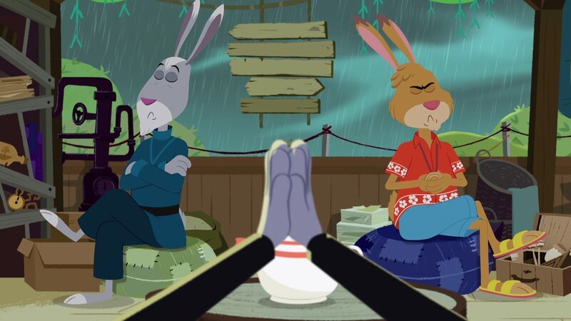 Meister Hubertus und Bridger sind unversöhnlich. – Bild: SWR/​Akkord Film/​2Minutes