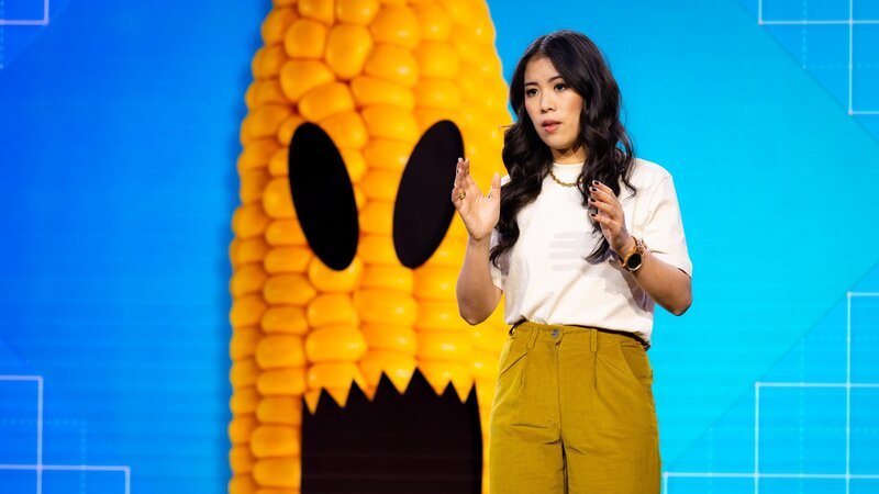 „MAITHINK X – Die Show“ mit Mai Thi Nguyen-Kim im Studio König in Köln. – Bild: ZDF