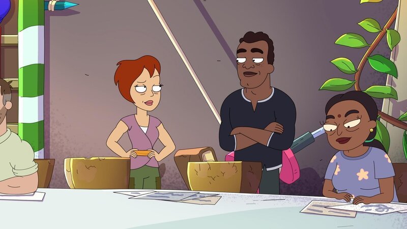 Cherie (l.), Halk (2.v.r.) – Bild: Paramount /​ HULU /​ 2022 20th Century Studios. All Rights Reserved.