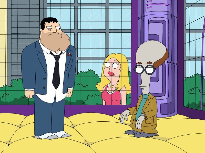 (v.l.n.r.) Stan Smith; Francine Smith; Roger – Bild: 2009 Twentieth Century Fox Film Corporation.  All rights reserved. Lizenzbild frei