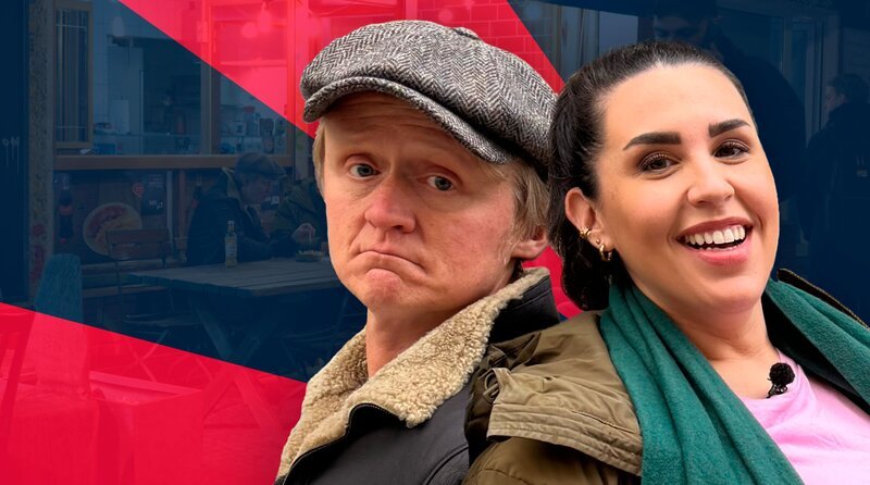 Pierre M. Krause und Ariana Baborie. – Bild: SWR