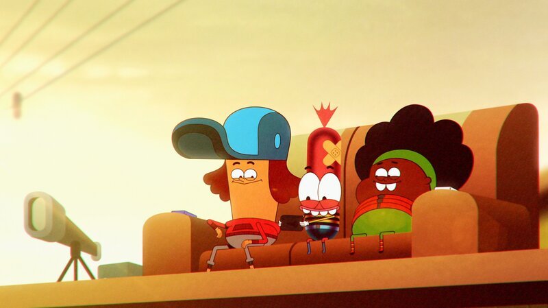 v.li.: JJ Jameson, Pinky Malinky, Babs Buttman – Bild: Paramount