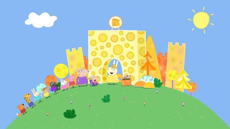 Heute hat Mandy Maus Geburtstag und lädt all ihre Freunde in die „Käse-Welt“ ein. Alles im Park ist aus Käse. Perfekt für Mandy. – Bild: RTL