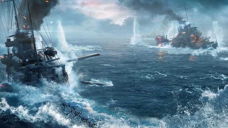 Kriegsschiffe – Bild: RTL /​ World of Warships