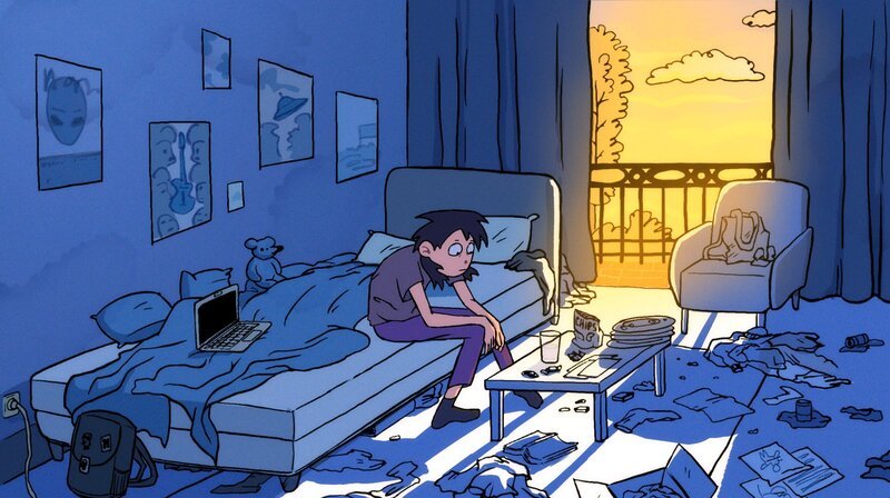 Der Jugendliche kann sich nicht zum Wassertrinken aufraffen. – Bild: MDR/​Filmakademie Baden-Württemberg