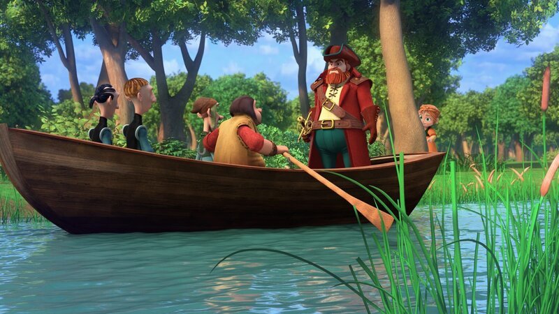 Die mutige Maria spielt den Piraten einen Streich. – Bild: HR/​Grupo Alcuni