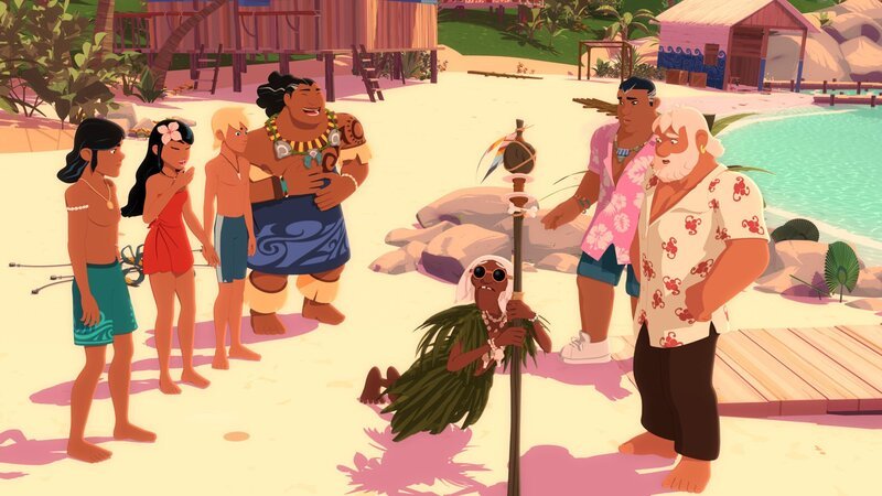 Auf Maotou wird ein großes Fest vorbereitet. – Bild: KiKA