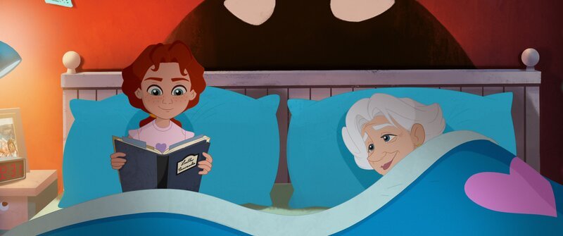 Mary und ihre Oma sind unzertrennlich. – Bild: hr/​Paul Thiltges Distributions/​Aliante/​Jam Media/​GOAG Productions/​Rijafilms/​Amrion Production/​Fish Blowing Bubbles