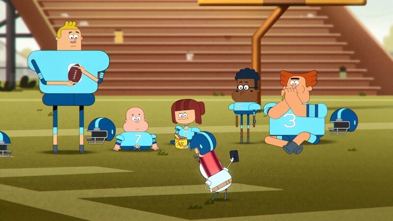 Vorne: Pinky Malinky. Hinten, v.li.: Channing, Byron, Dizzy, Zeek, Freddy. – Bild: Paramount