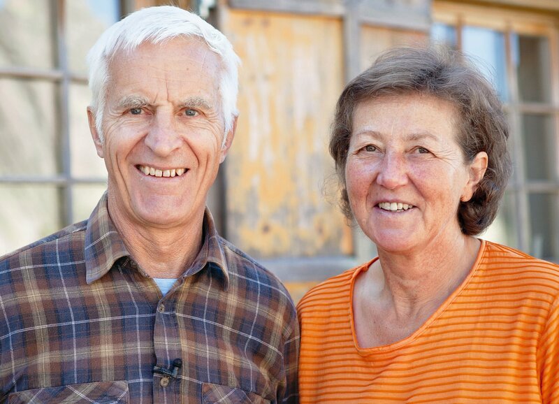 SF bi de Lüt Hüttengeschichten Folge 1 Walter und Ruth Schlaeppi, Betreiber der Gelmerhütte – Bild: SF