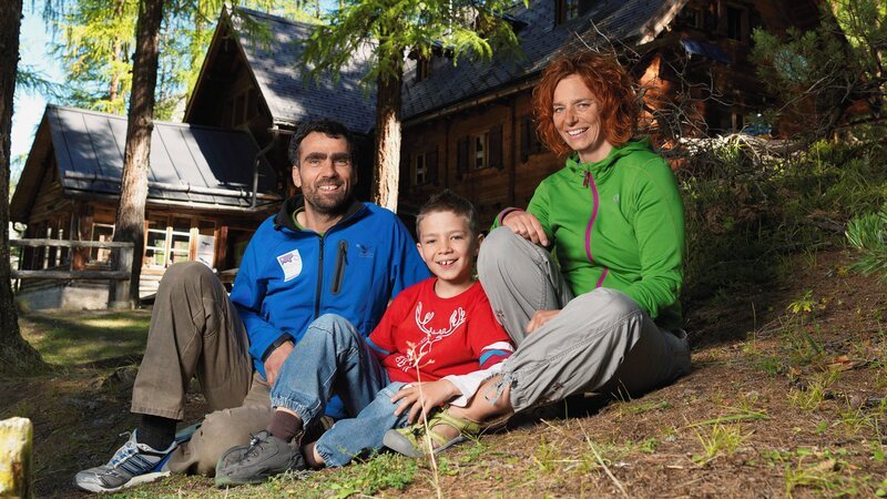 Marlies, Tim und Jürg Martig, Hüttenwarte der Cluozza-Hütte – Bild: 3sat