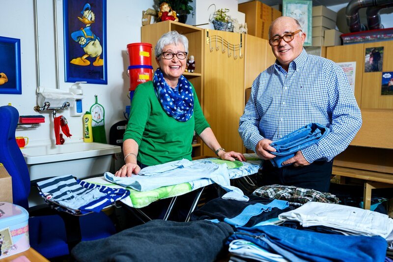 SRF bi de Lüt – Unser Dorf: Lungern Joe und Elsa Zumstein – Bild: SRF/​Oscar Alessio