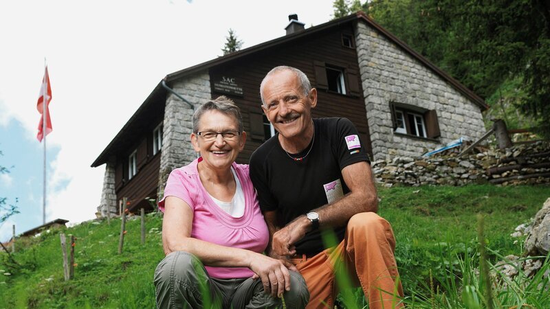 Paul und Ruth Graf, Hüttenwarte der Hundsteinhütte – Bild: 3sat