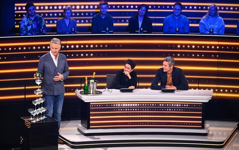 (v.l.n.r.) Jörg Pilawa; Dunja Hayali; Ingo Zamperoni – Bild: Seven.One /​ Willi Weber Eigenproduktionsbild frei