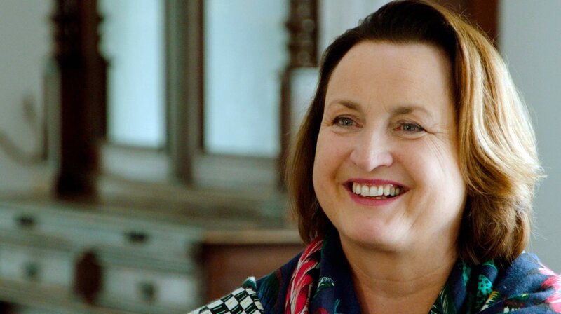 Andrea Wirsching zurück im Familienweingut in Iphofen. Weiteres Bildmaterial finden Sie unter www.br-foto.de – Bild: BR/​Petra Schütz