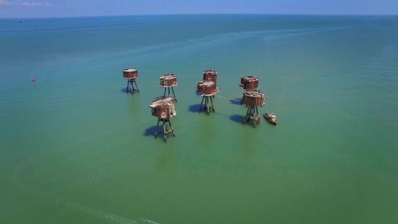 Drone shot of offshore structure – Bild: RTL