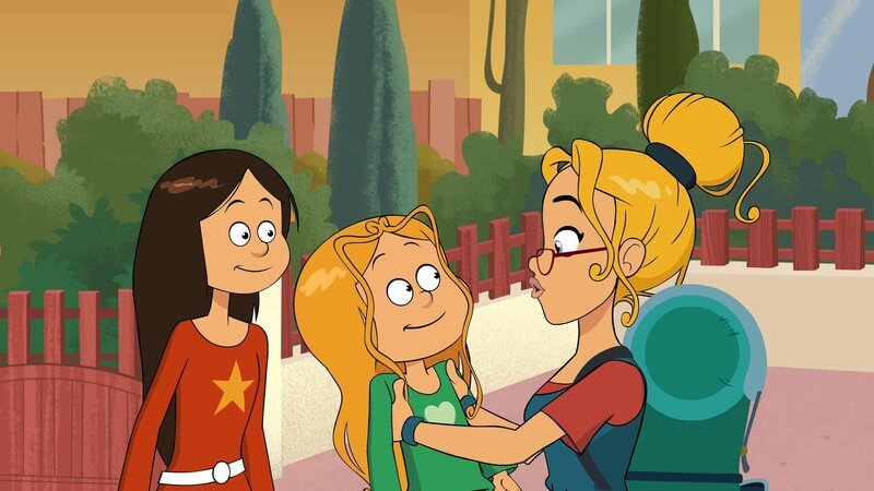 Tante Coco kommt spontan zu Besuch und befreit Marine und Wendy von der Hausarbeit. – Bild: NDR/​BAMBOO PRODUCTION – SAMKA PRODUCTIONS