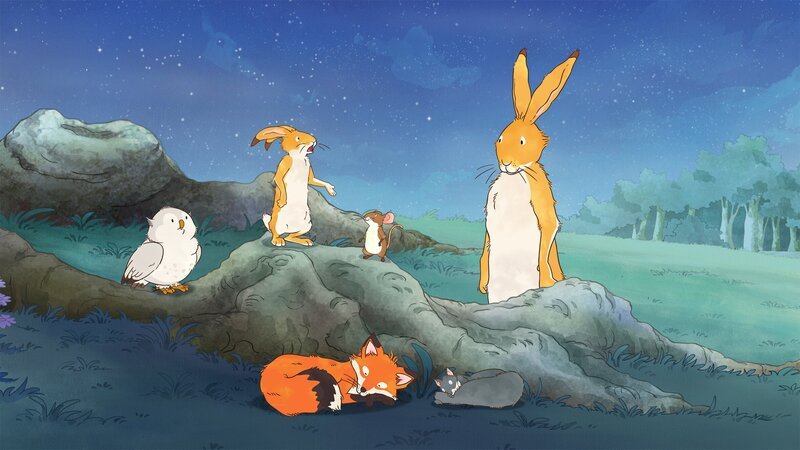 Der kleine Hase will mit seinen Freunde die ganze schöne Sommernacht lang wach bleiben. – Bild: KiKA/​SLR Productions Australia Pty.Ltd./​Scrawl Studios Pte Ltd./​hr/​ARD