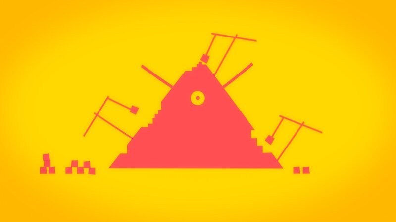 Im Mittelalter wurden die Einwohner von Kairo kreativ und nutzten die Cheops-Pyramide als Steinbruch. Deshalb ist sie heute rund 8 m kleiner als in der Antike. – Bild: xkopp creative /​ ZDF und xkopp creative