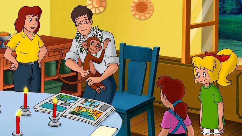 Bernhard Blocksberg freut sich, wieder zu Hause zu sein. – Bild: ZDF/​A. Film A/​S/​KIDDINX Studios GmbH