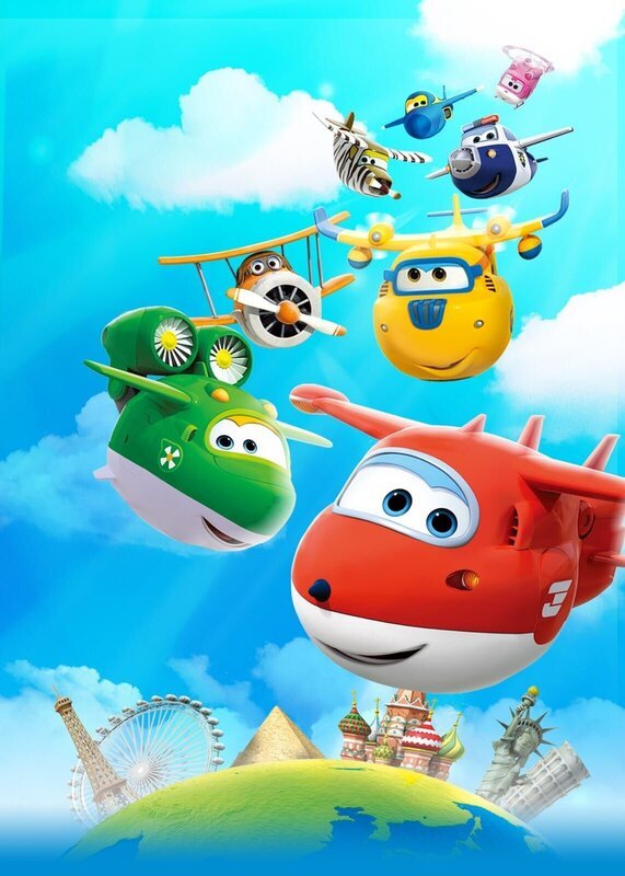 Jett, das schnellste Strahlflugzeug der Welt, erlebt auf seinen Flügen so einige Abenteuer. Seine Freunde stehen ihm dabei immer zur Seite. – Bild: FunnyFlux /​ Alpha