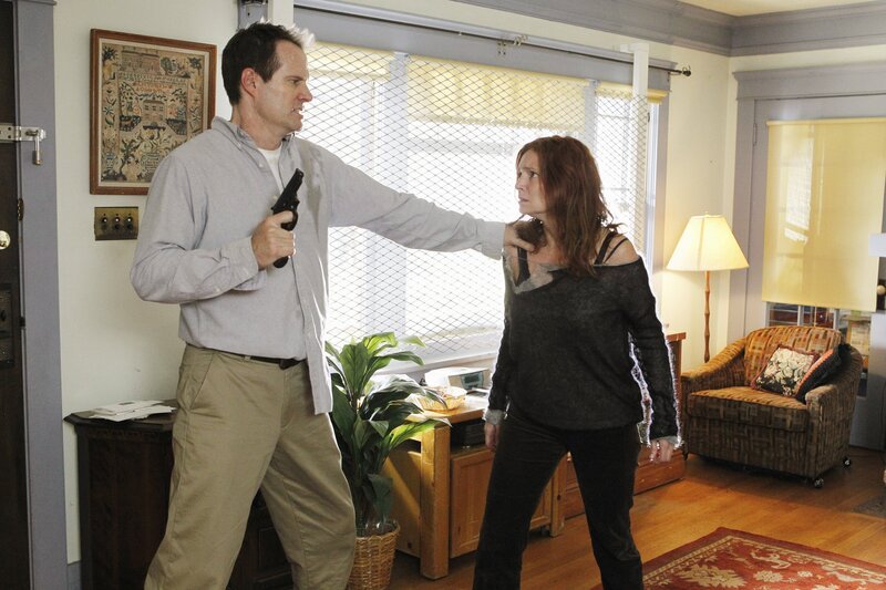 Was hat Bill Rodger (Jack Coleman, l.) nur mit Monica (Brigid Brannagh, r.) vor? – Bild: American Broadcasting Companies, Inc. /​ Sonja Flemming