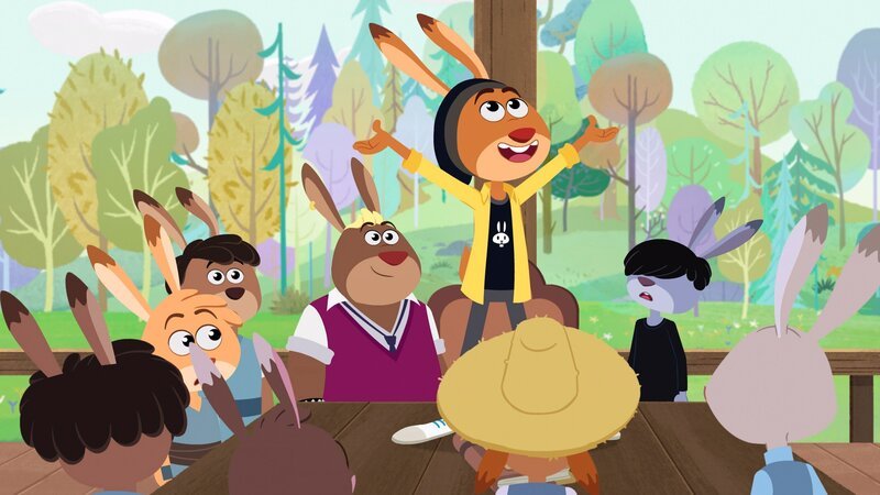 Max überzeugt die anderen von seiner Idee. – Bild: SWR/​Akkord Film/​2Minutes