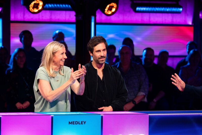 Andrea Kiewel, Max Giesinger – Bild: RTL