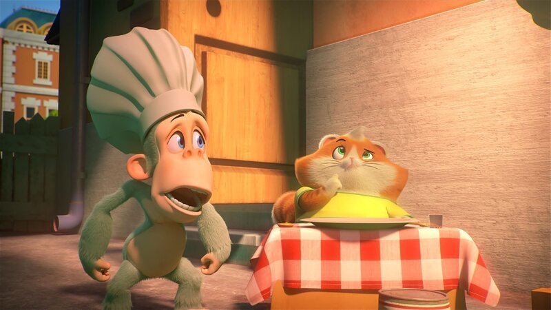 Metti erzählt die Geschichte vom Orang-Utan-Kellner. – Bild: RTL