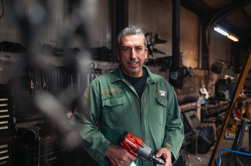 Chef Michael Manousakis – Bild: Seven.One /​ Julia Feldhagen