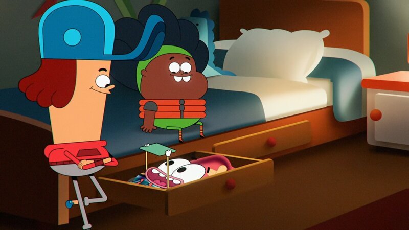 v.li.: JJ Jameson, Pinky Malinky, Babs Byuteman – Bild: Paramount