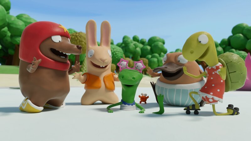 Undine ist im Eis eingefroren. – Bild: hr/​Miam/​Autour de minuit