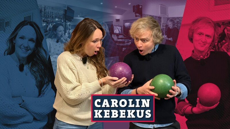Grimme-Preis-Trägerin und Marie-Bäumers-Comedypreis-Besitzerin Carolin Kebekus liefert sich in dieser Kurzstrecke ein episches Kegel-Battle mit Pierre M. Krause. Ob das cringe wird und Caro Kebekus major abgefuckt zu Jeaninne Michaelsen ins Bett krabbeln muss, erfahren wir dann spätestens bei ihrem neuen Programm „Pussystrecke – nicht in die Rille!“. – Bild: SWR/​dibido.tv